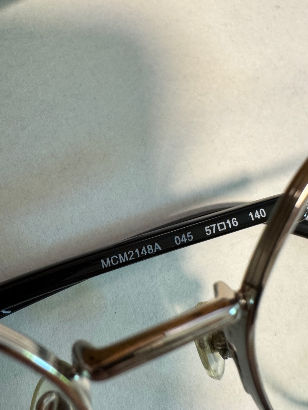 MCM Eyeglasses Silver Rim Frames - Picture 4 of 4